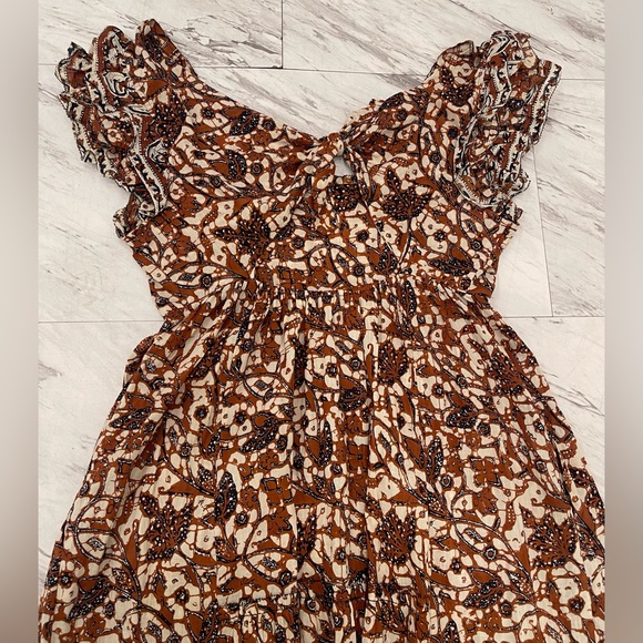 ANTHROPOLOGIE Mirabelle ruffled Maxi Dress - Picture 4 of 7